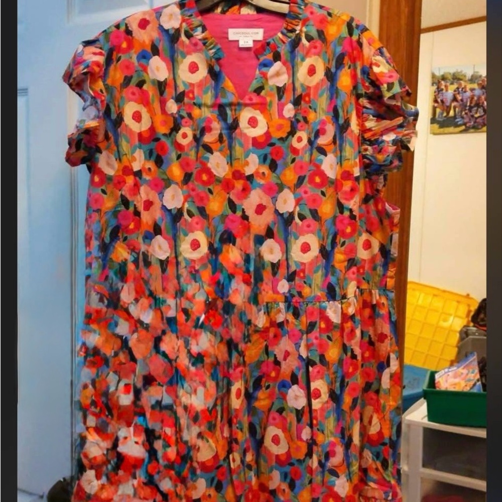 Colorful Floral Dress